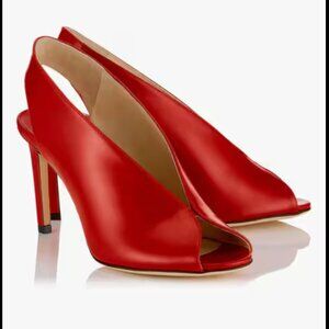 JIMMY CHOO SHAR 85 RED HEELS